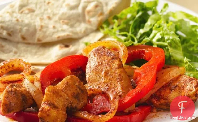 Grilled Chicken Fajita Foil Packs