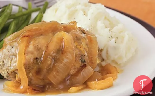 Sage Turkey Meat Loaves with Gravy