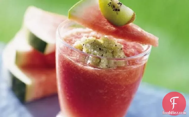 Watermelon Lemonade with Kiwi Splash