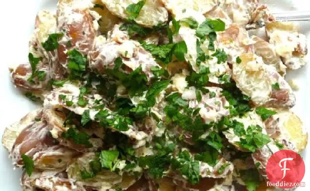 Fingerling Potato Salad with Bacon and Gorgonzola