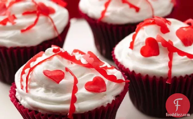 Gluten-Free Valentine Confetti Cupcakes