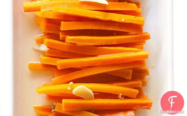 सरसों और अदरक मसालेदार गाजर