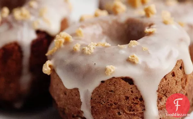 Baked Chocolate Doughnuts with Maple Glaze