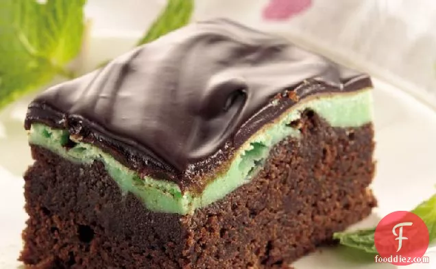 Chocolate-Frosted Mint Bars