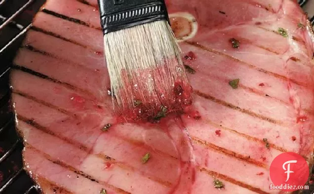 Jalapeño-Glazed Ham Steak