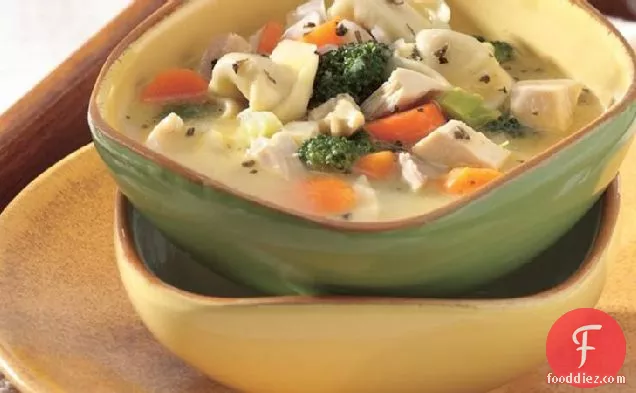 Chicken-Tortellini Soup