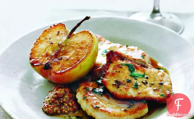 Pork Chops with Granny Smith Apples