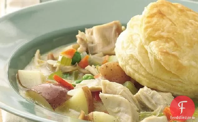 Chicken-Vegetable Pot Pie Soup