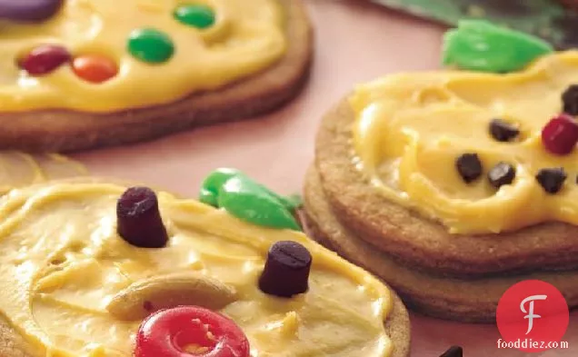 Jack-o'-Lantern Cookies