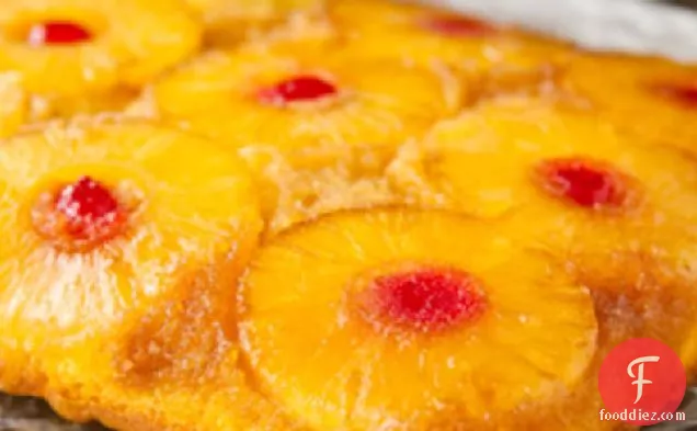 Pineapple Upside-Down Rum Cake