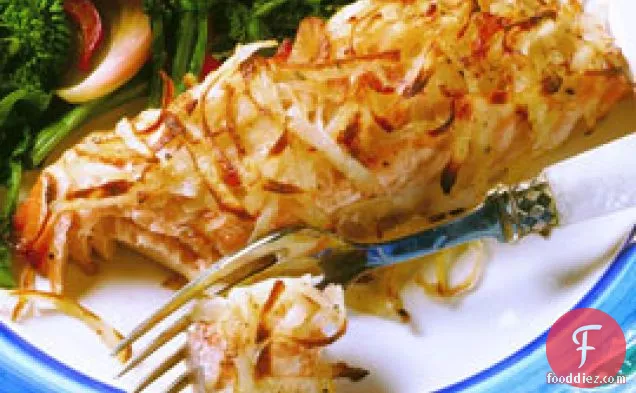 Salmon Fillets With Horseradish-potato Crust