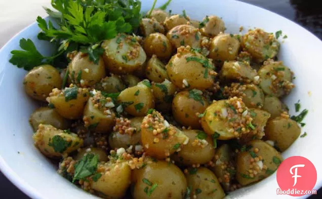 Grilled Lemon-y Potato Salad With Mustard Seeds