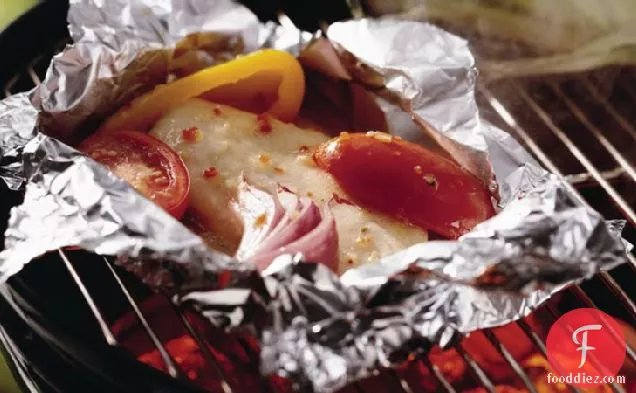 Grilled Italian Chicken Foil Packs