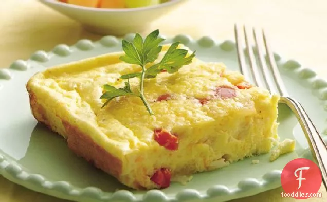 Cheesy Baked Supper Omelet