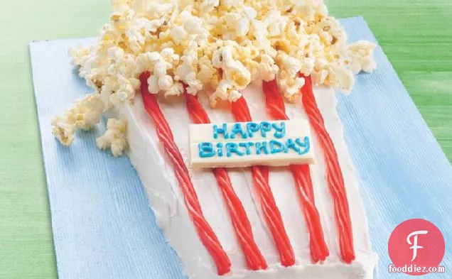 Poppin' Up Happy Birthday Cake