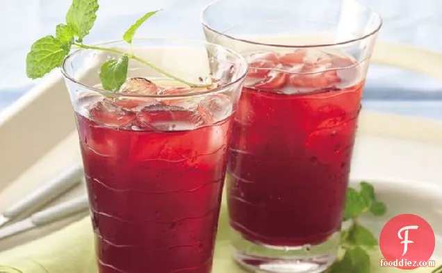 Cranberry-Mint Iced Tea