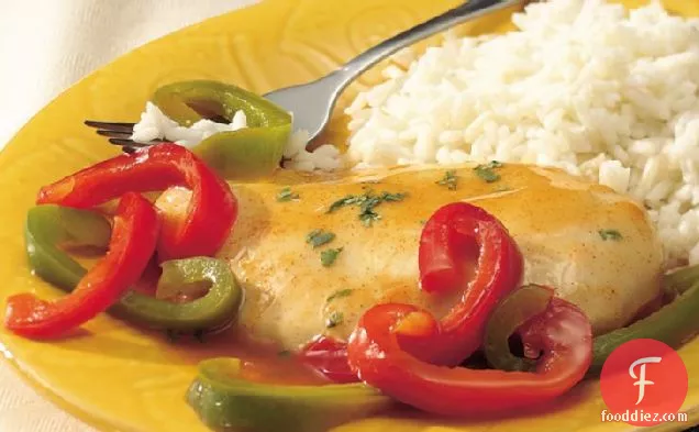 Citrus Chicken with Peppers