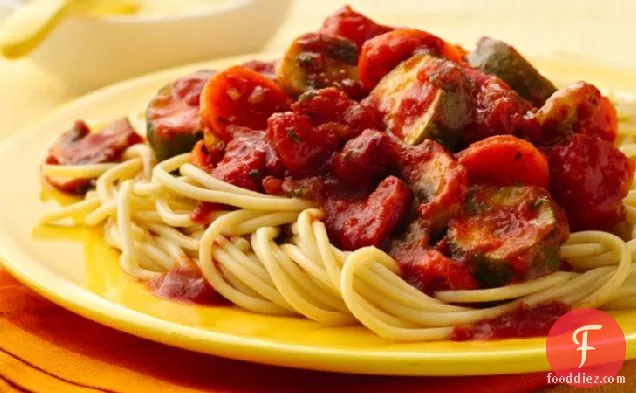चंकी सब्जी स्पेगेटी