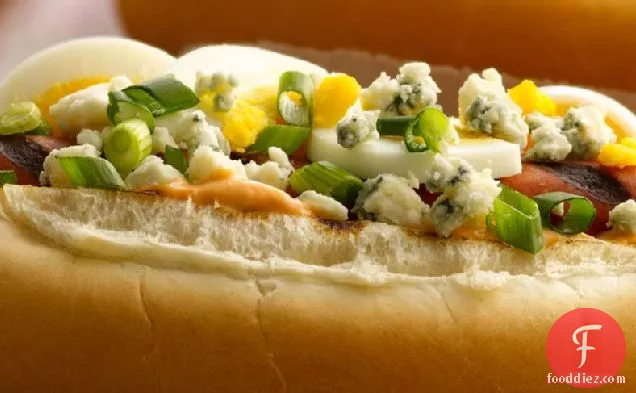 Blue Cheese Deviled Dogs