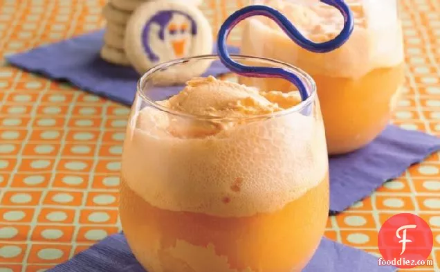 Orange Cream Halloween Floats