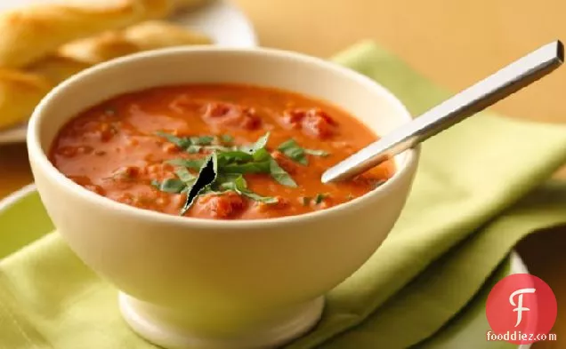 Chunky Tomato-Basil Soup