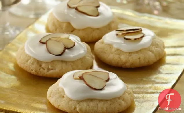 Glazed Almond Sugar Cookies