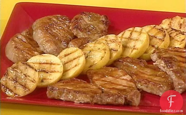 Maple Mustard Barbecued Pork Chops