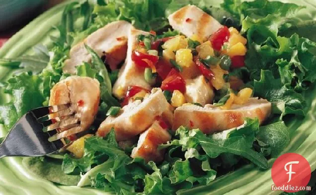 Sandy's Grilled Chicken with Fruit Salsa