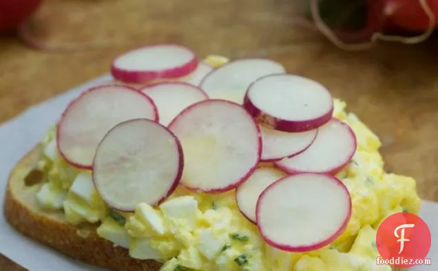 Egg Salad With Radishes