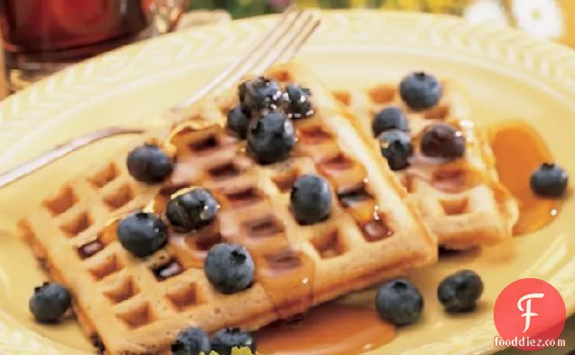 Blueberry-Whole Grain Waffles