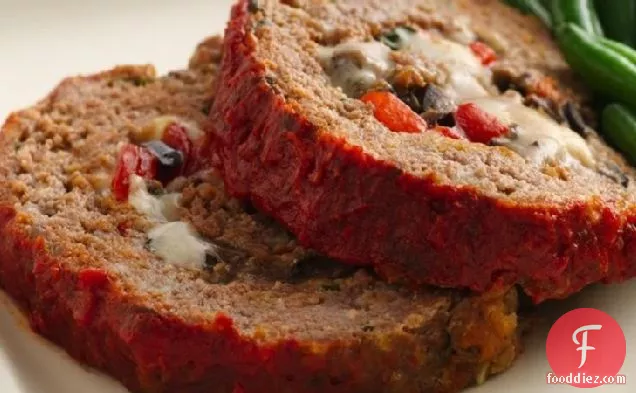 Italian Cheese-Stuffed Meat Loaf