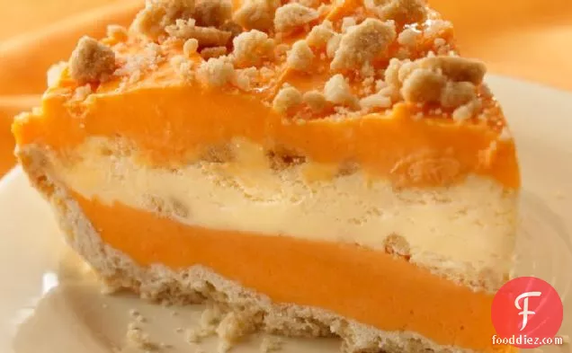 Creamy Orange Ice Cream Pie