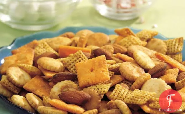 Slow-Cooker Smoky Snack Mix