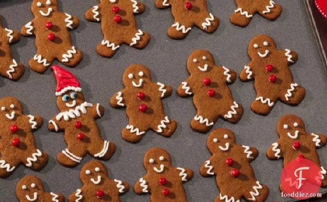 Elf and Friends Gingerbread Cookies