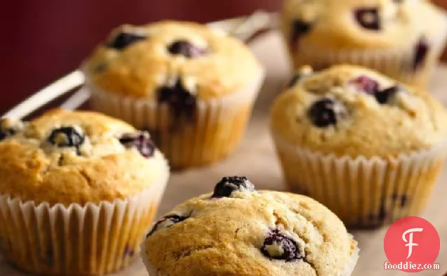 Spiced Blueberry Muffins