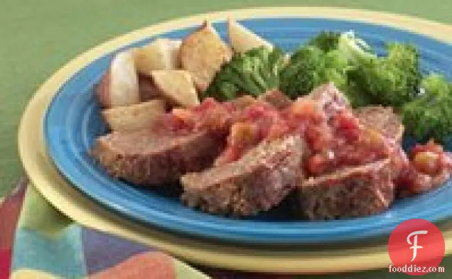 Spicy Salsa Meat Loaf