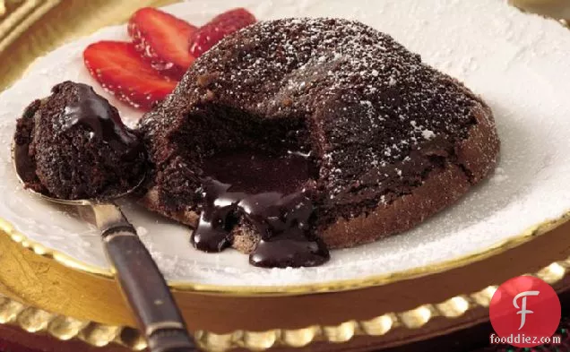 Saucy Center Chocolate Cakes