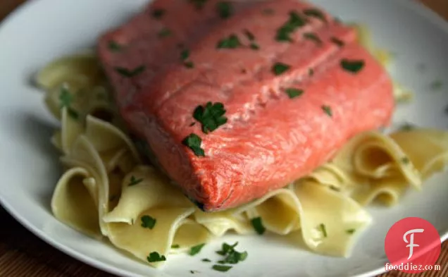 Dinner Tonight: Shallow-Poached Salmon