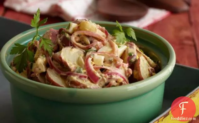Texas-Style Potato Salad with Mustard and Pickled Red Onions