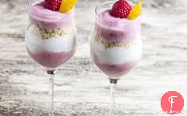 Raspberry Lemon Dessert Yogurt Parfaits