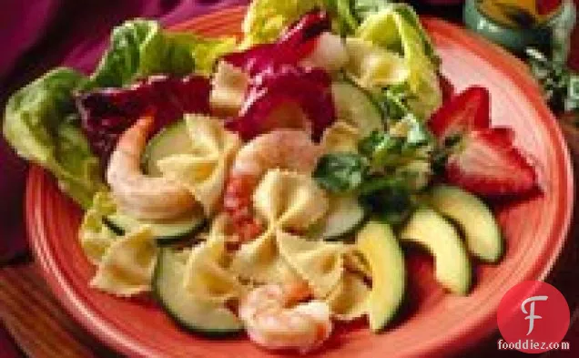 Shrimp Pasta Salad With Fresh Fruit Salsa