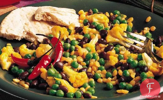 Indian Split Peas with Vegetables