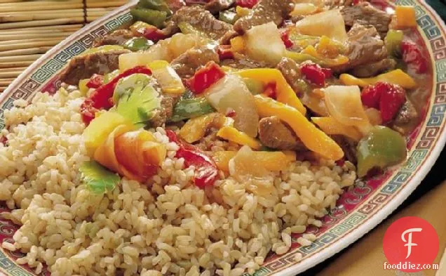 Canton Beef with Bell Peppers