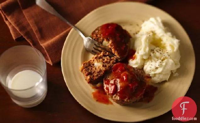 Easy Mini Meat Loaves with Tomato Sauce