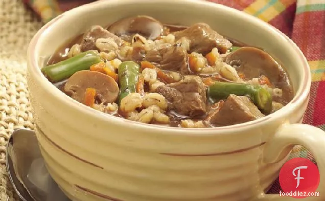 Slow-Cooker Beef and Barley Stew