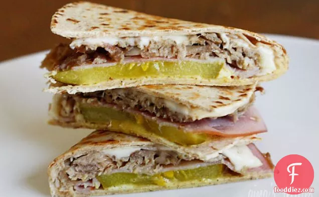 Cuban Sandwich Quesadilla