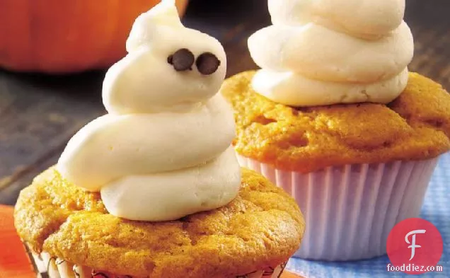 Friendly Ghost Cupcakes