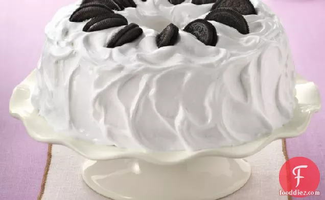 Cookies and Cream Angel Cake