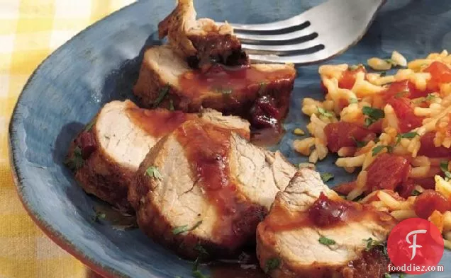 मसालेदार चिपोटल पोर्क ग्रिल्ड टेंडरलॉइन