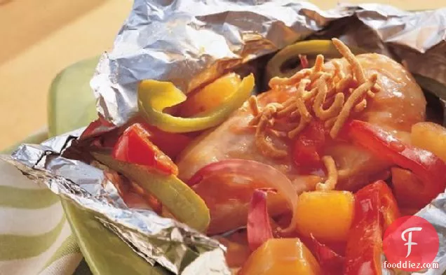 ग्रील्ड मीठा और खट्टा चिकन पैक